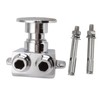 Copper Foot Pedal Valve Set Touchless Water Tap Bathroom Faucet