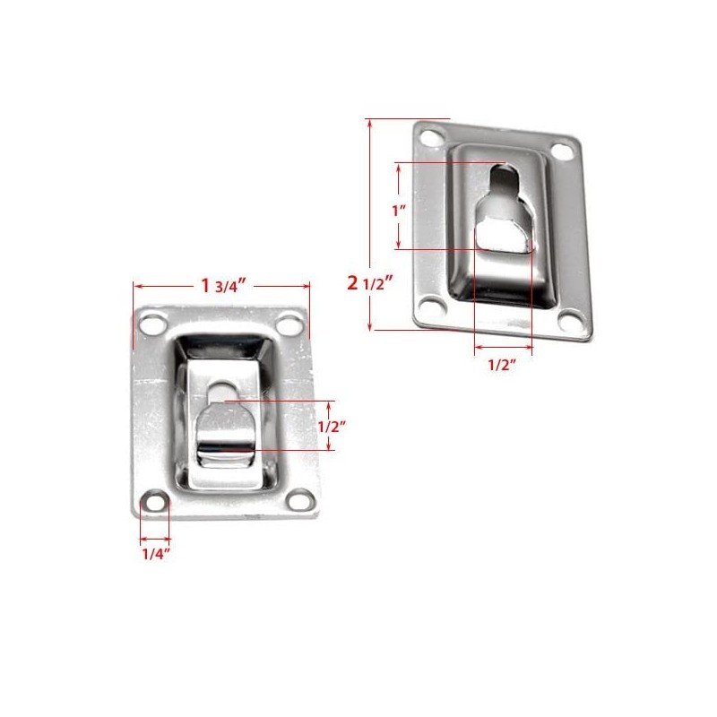 Perko Boat Ladder Bracket Mount | 2 1/2 Inch (Pair)