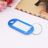 100 Pack Tough Plastic Key Tags with Label Window ID