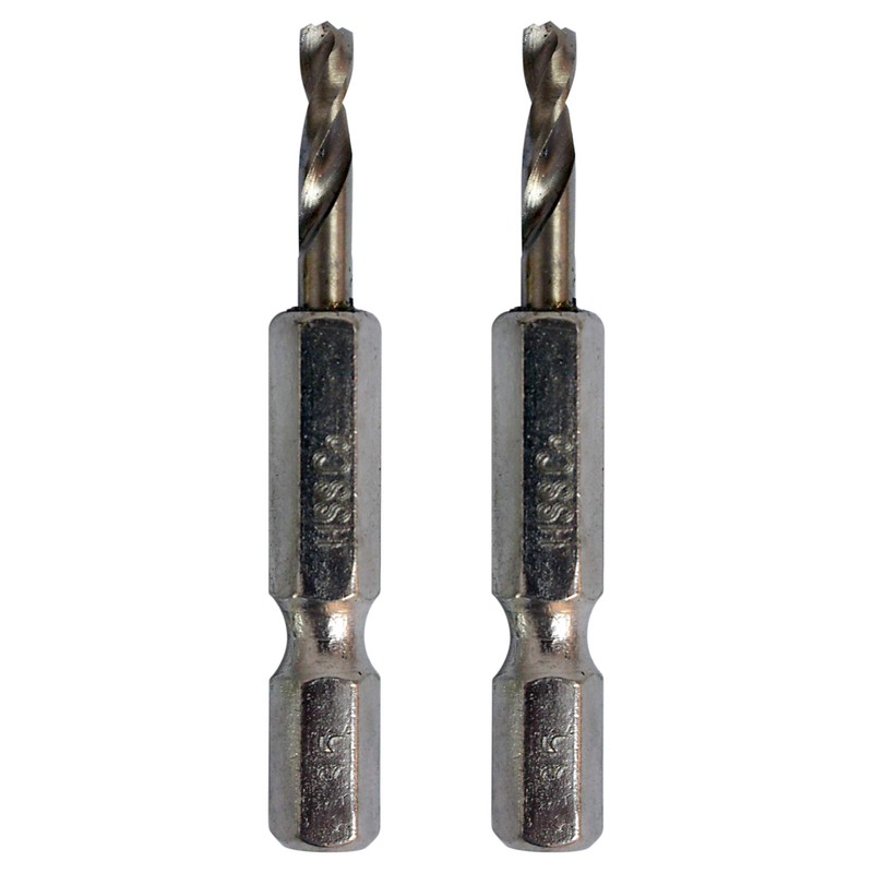 iHelp IH-TM35 Hex Axis Stainless Steel Short Iron Drill, 2