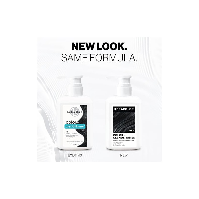 Keracolor Clenditioner ONYX Hair Dye - Semi Permanent Hair Color