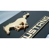 Au-tomotive Gold Compatible for Mustang Name and Logo Gold Plate