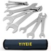 YIYEIE Super-Thin Open End Wrench Set, 9-Piece SAE, 1/4" to