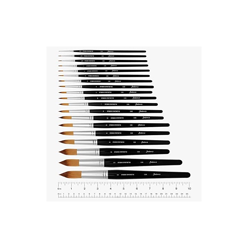 10 Round Jacksons Studio Synthetic Watercolour Brush