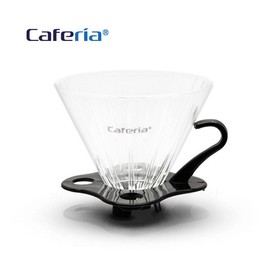 Comac Caferia Glass Coffee Dripper 2-CD2 [Coffee Filter/Filter Paper/Hand Drip/Drip Supplies / 코맥  Caferia 유리 커피드리퍼 2-CD2 [커피필터/거름종이/핸드드립/드립용품