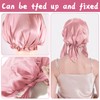 Anmahe Hair Bonnet for Sleeping 2 PCS,Satin Hair Bonnet,Silk Bonnet,with