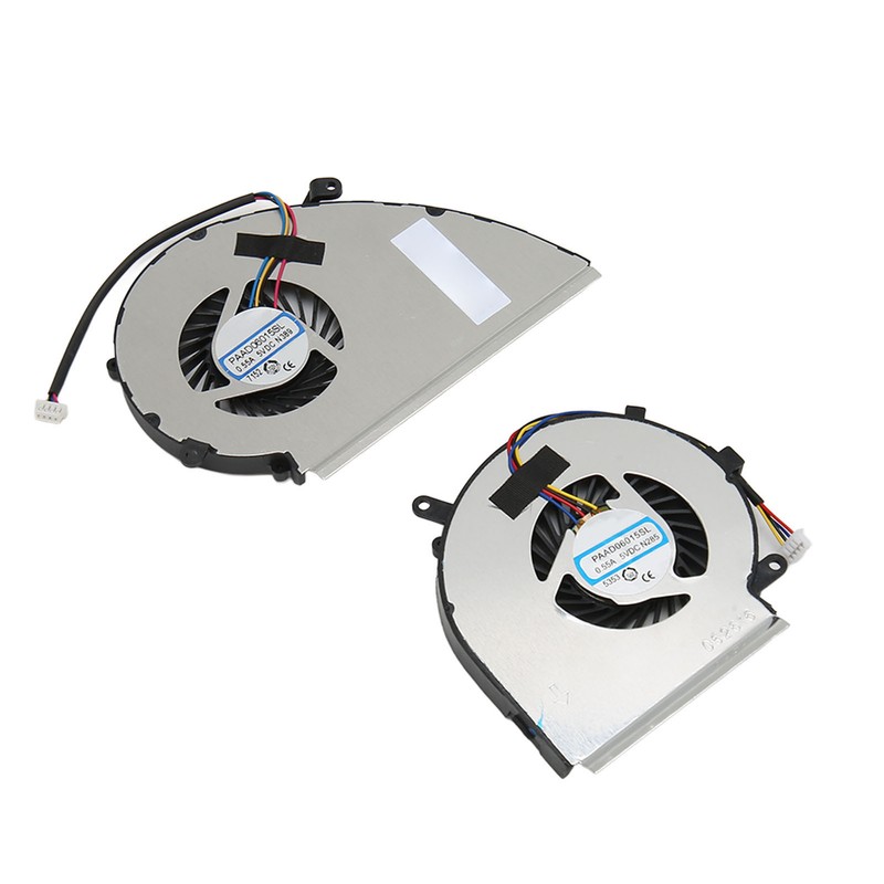 Cooling Fan 4 Pin Aluminum Alloy ABS Easy Replaceable Laptop