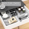 Kriovoa Desk Drawer Organiser, 6 Pack Large Kitchen Acrylic Drawer