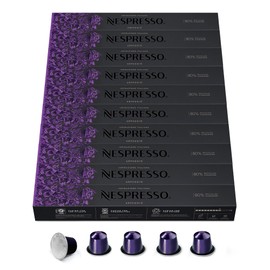 NESPRESSO Original Arpeggio 100 Coffee Capsules Arabica & Robusta Coffee Dark Roast Intensity 9 Ideal for Espresso