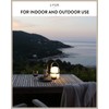 LUUK LIFESTYLE Mobile Design Lantern for Outdoors in Scandinavian Design,