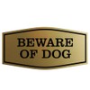 All Quality Fancy Beware of Dog Wall or Door Sign