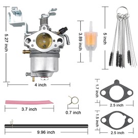 Carburetor Carb Replacement for Golf Cart Gas Club Car G22-G29 4-Cycle Drive Engine 2003-2021 JR6-14101-00 JR6-14101-01 JR6-14101-02-00 520-185 17560 13351