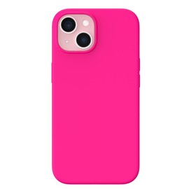 ORNARTO Silicone Case for iPhone16 15 14 13 Series ,Full-Body Protection for Smartphones ，Silky-Soft Touch Cellphone Casing, Shockproof Cover - Color: pink, Type: 16