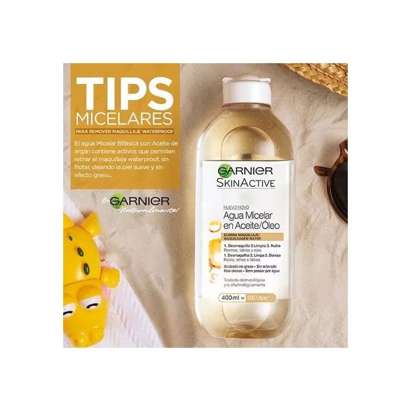Garnier Kit Aclara Express 5 Piezas: Agua Micelar En Aceite