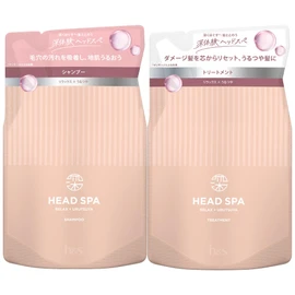 h&s Deep Head Spa, Relaxing x Moisturizing, Moisturizing Scalp Care, Shampoo & Treatment, Refill Set, 12.8 oz (350 g) + 12.8 oz (350 g) + 12.8 oz (350 g)