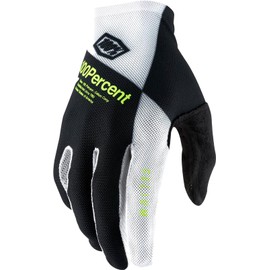 100% Celium Gloves Black/White Glove Size S 2021 Cycling Gloves