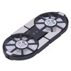 Laptop Cooling Pad, 4-Way Foldable Dual Fan Cooler with Large