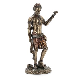 Veronese Design 8.5" Eshu The Divine Trickster God of The Yoruba Cold Cast Resin Antique Bronze Finish Statue