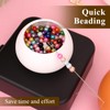 Foribyw Electric Bead Spinner USB Automatic Beading Bowl Spinner Kit