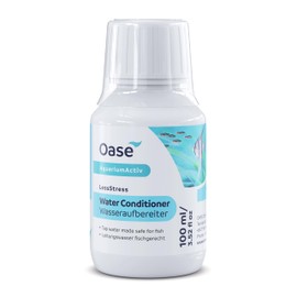 Oase LessStress Water Conditioner 100 ml - Aquarium Care, Protects Filter Bacteria, for Stress Reduction in Ornamental Fish, Provides Iodine