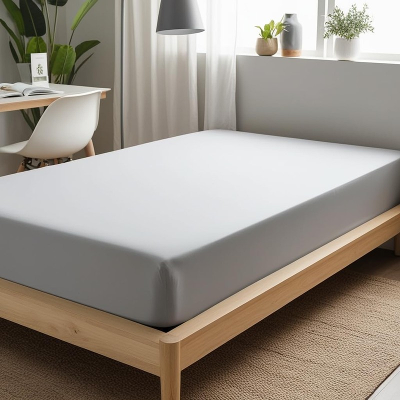 200 Thread Count 100% Egyptian Cotton Fitted Sheet - Extra