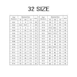 Zkaybb 419 PCS Metric Universal O-Ring Kit, Set of 32 Metric Sizes, Buna-N 70A, Rubber Seals O Rings, for Faucet, Professional Plumbing, Automotive | Busy-Corner