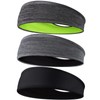 EasYoung Headbands for Men, 3-Pack Sweat Wicking Men's Headbands, Mens