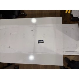 Ford 2017 Ford Super Duty F250 F350 Cab Light Install Template Aluma Duty 17-25 2019