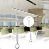 Drop Prevention Wire Hanging Hooks, Set of 2, Picture Rail,