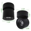 2 Pack 12V LED COB Ceiling Spotlight Downlight with Switch,