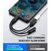 Zoyuzan USB-C to 3.5mm Headphone Adapter, 2 in 1, 60W