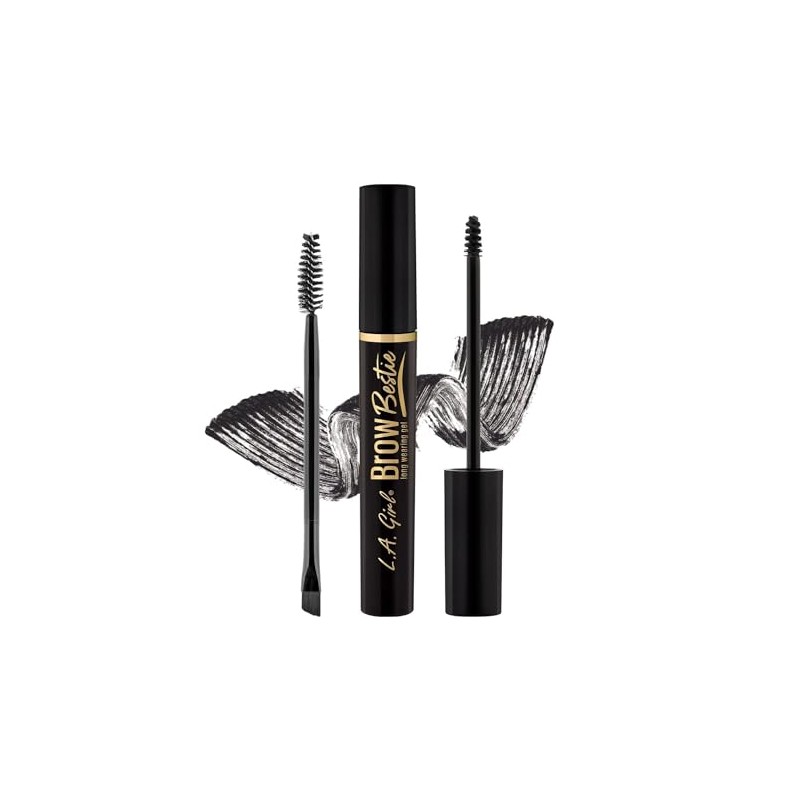L.A. Girl Brow Bestie Long Wearing Gel Kit, Soft Black