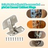 Corner Cabinet Door Hinge, Concealed Pie Cut Lazy Susan Replacement,