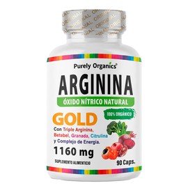 Arginina Gold  Pre Entreno y Óxido Nítrico  3 Tipos de Arginina L-Arginina Base, AAKG y HCL  Citrulina, Betabel y Nitritos Naturales  Pre Workout sin 