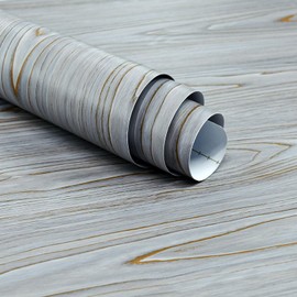 Boobest Purple Wood Contact Paper Peel and Stick Wallpaper Wood Look Vinyl Wrap for Cabinets Waterproof Heat Resistant Faux Wood Grain Contact Paper for Countertops Furniture Adhesive Liner 15.7"x196"