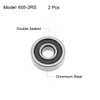 sourcing map 605-2RS Deep Groove Ball Bearings 5mm x 14mm
