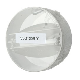The Ventilation VLG100B-Y VLG100B Butterfly Valve Check Valve Air Made of ABS with Compensativa Seal for Pipes Diameter 100 - 110 mm, White