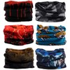 KINREE 6PCS Outdoor Magic Scarf, Elastic Headbands, Headscarves, Headwear, Mask