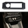 Fewshaw Carbon Fiber Central Control Adjustment Button Panel Cover Trim