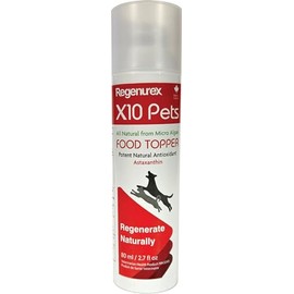 Regenurex X10 Pets 140mg Astaxanthin Antioxidant Food Topper 80ml- Supports Joint, Coat, Eye Health Naturally