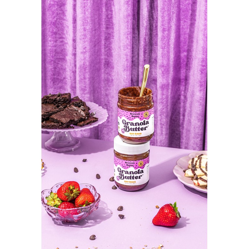 Oat Haus Brownie Batter Granola Butter | Peanut-free, Almond (Tree-Nut)