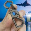 Idakekiy Key Chain Heavy Duty Car Keychain Clip Dual Bottle