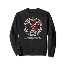 Satanic Lucifer Satanic Sigil Sweatshirt