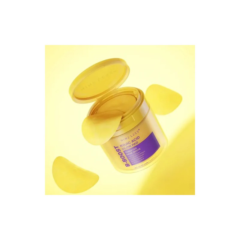 Nineless Pads Faciales con Ácido Kójico y Niacinamida, Exfoliante e