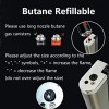 Unbranded 2PC Foldable Metal Lighter Pipe Portable Combination Smoking Lighter