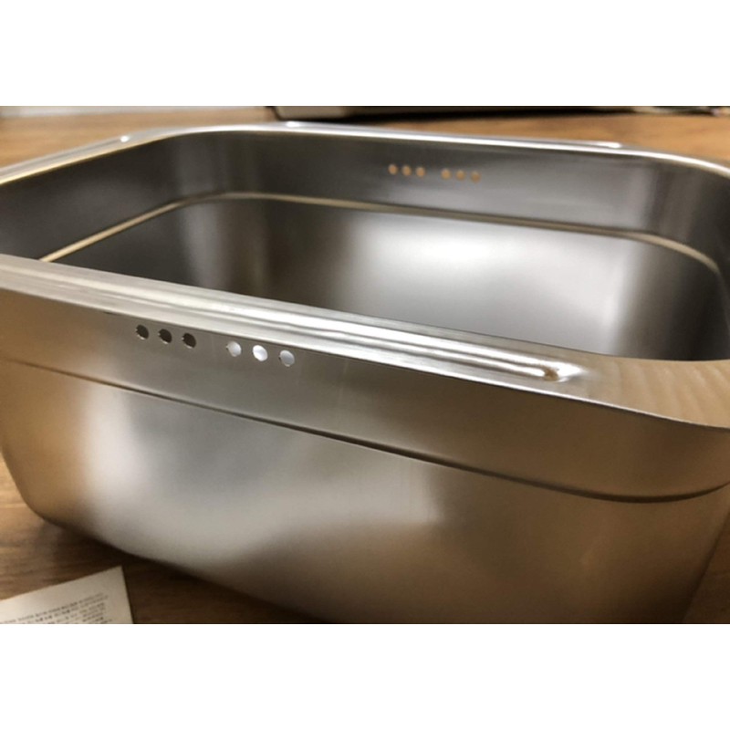 Incoc Stainless Steel Basin Bucket Dishpan Dish Washing Bowl Basket
