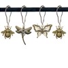 12Pcs Dragonfly Butterfly Bee Shower Curtain Hooks，Rust Proof Stainless Steel