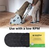 17” Sanding Screen Discs, Black Silicon Carbide Mesh Floor Sanding