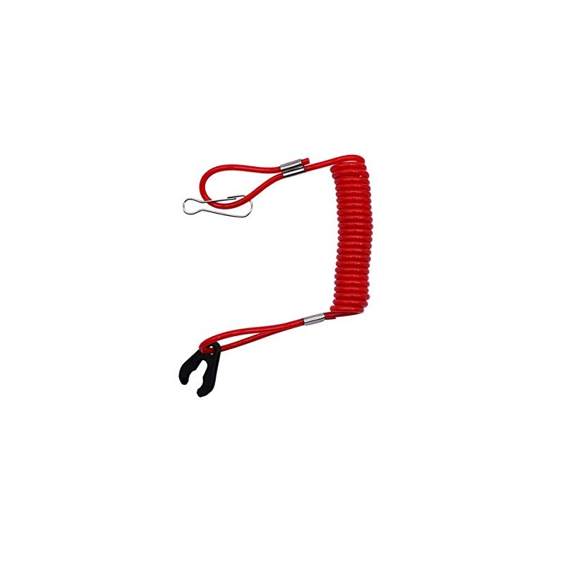 AIB2C Marine Stop Switch Lanyard & Key Cap Replacement for