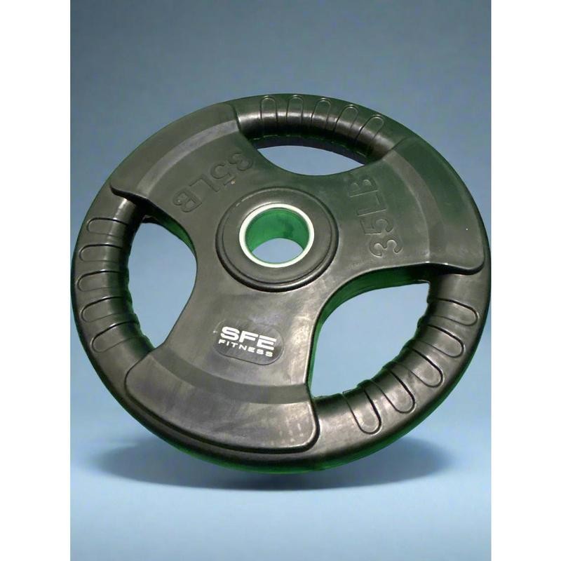 SFE Black Rubber Grip Plates (New) - Size: 10lb